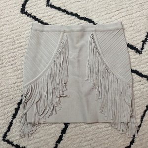 Ronny Kobo Fringe Skirt